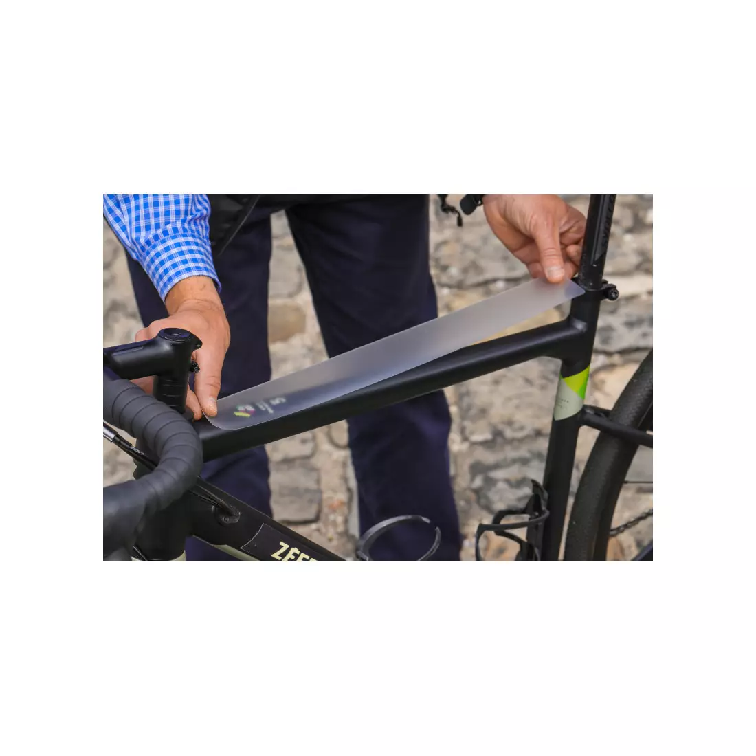 ZEFAL osłona na ramę roweru, SKIN ARMOR MATT XL przezroczysty matowy ZF-2619