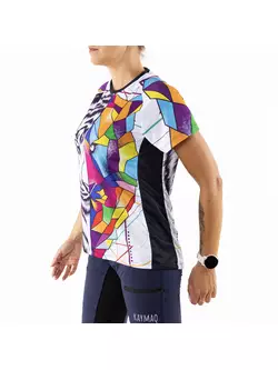 KAYMAQ TIGER damska luźna koszulka rowerowa MTB krótki rękaw