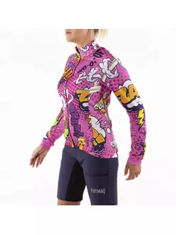 KAYMAQ W27 damska bluza rowerowa ELTHWBAS-1, różowa
