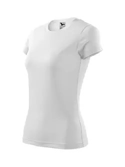 MALFINI FANTASY - damska koszulka sportowa 100% poliester, biały 1400012-140