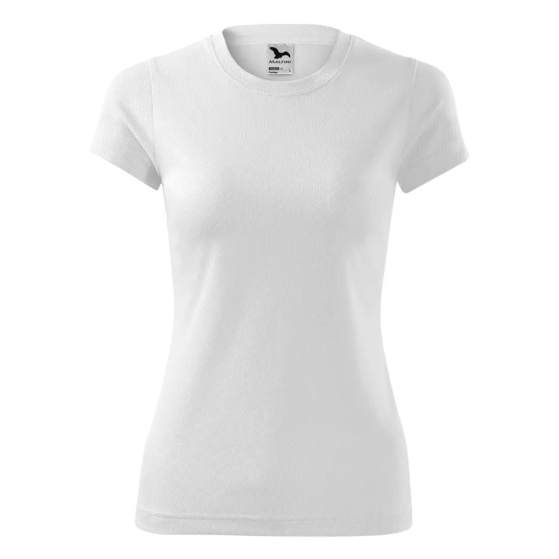 MALFINI FANTASY - damska koszulka sportowa 100% poliester, biały 1400012-140