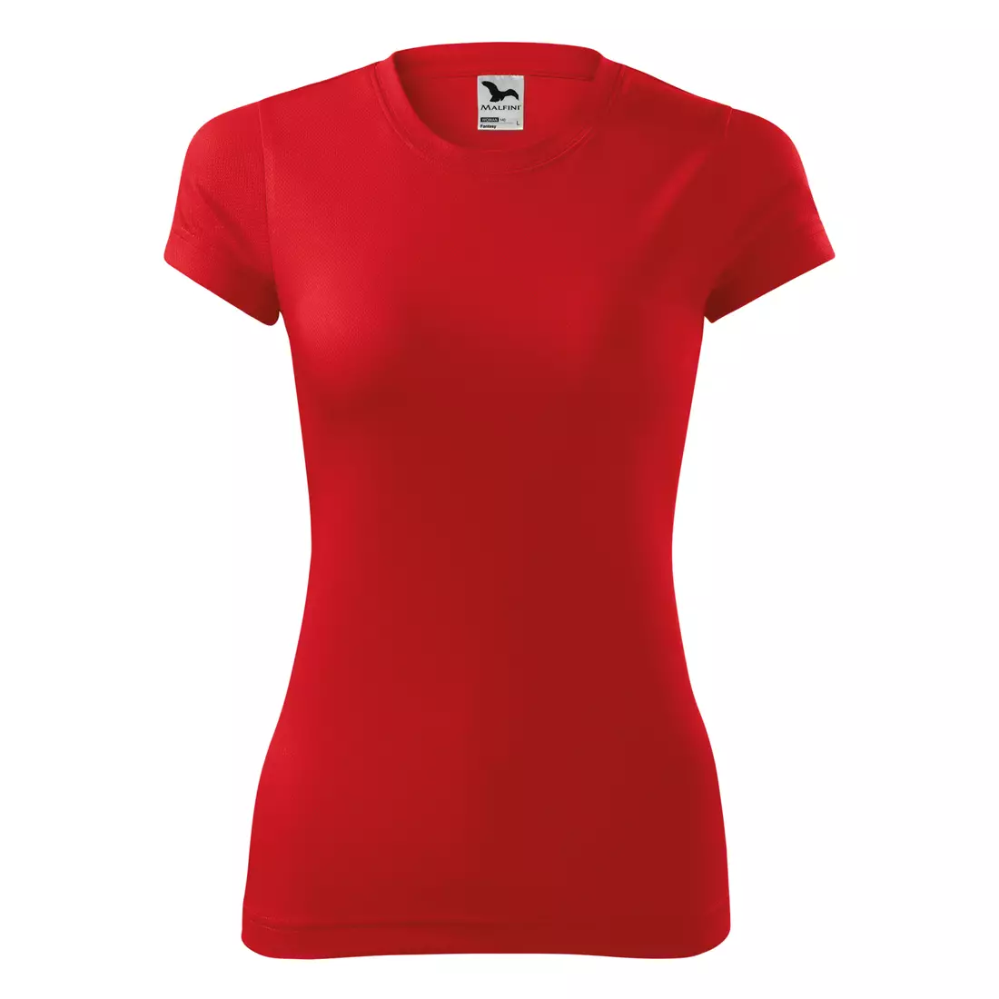 MALFINI FANTASY - damska koszulka sportowa 100% poliester, czerwony 1400712-140