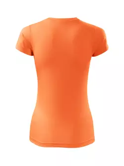 MALFINI FANTASY - damska koszulka sportowa 100% poliester, neon mandarine 1408812 -140
