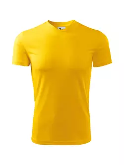 MALFINI FANTASY - męska koszulka sportowa 100% poliester, żółty 1240413-124