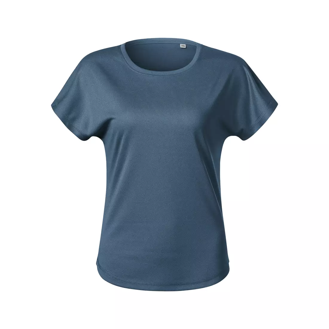 MALFINI Koszulka CHANCE GRS damska koszulka sportowa, krótki rękaw, micro poliester z recyklingu ciemny denim melanż 811M212