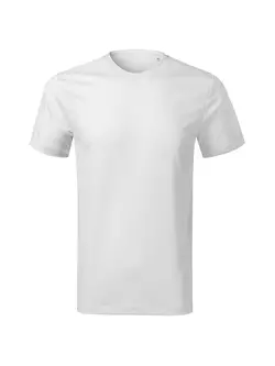 MALFINI Koszulka CHANCE GRS męska koszulka sportowa, krótki rękaw, micro poliester z recyklingu biały 8100013