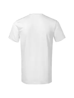 MALFINI Koszulka CHANCE GRS męska koszulka sportowa, krótki rękaw, micro poliester z recyklingu biały 8100013