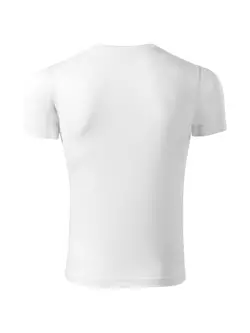 PICCOLIO PIXEL Koszulka sportowa,T-shirt, krótki rękaw, męska, biały 100 % poliester P810012
