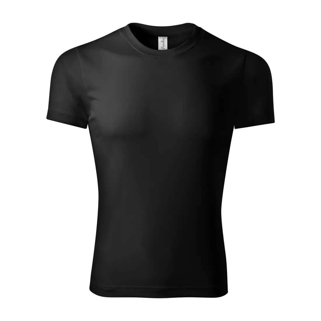 PICCOLIO PIXEL Koszulka sportowa T-shirt, krótki rękaw, męska, czarny 100 % poliester P810112