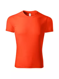 PICCOLIO PIXEL Koszulka sportowa, T-shirt, krótki rękaw, męska, neon pomarańcz  100 % poliester P819112