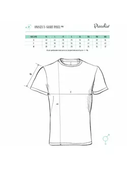 PICCOLIO PIXEL Koszulka sportowa, T-shirt, krótki rękaw, męska, neon żółty 100 % poliester P819012
