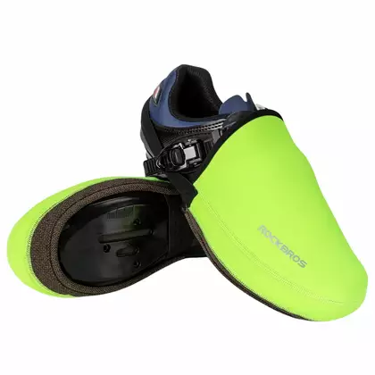 Rockbros ochraniacze na buty rowerowe, nakładki,  neopren/kevlar, fluor żółty 22421234006