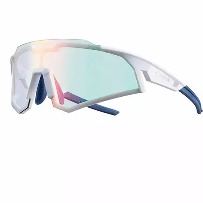 Rockbros okulary sportowe / rowerowe z fotochromem, białe 14110006002