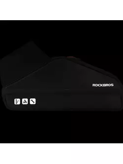 Rockbros torba na kierownicę hulajnogi z kieszenią na bidon, czarna B83