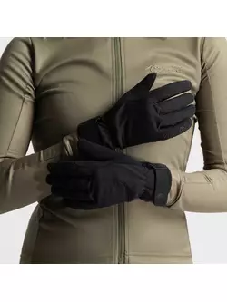 Rogelli damskie zimowe rękawiczki rowerowe CORE II, czarne