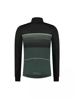 Rogelli kurtka rowerowa, zimowa HERO II czarno-zielona