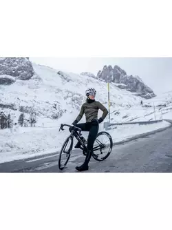Rogelli kurtka rowerowa, zimowa damska CORE zielona