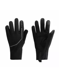 Rogelli rękawiczki rowerowe zimowe APEX czarne