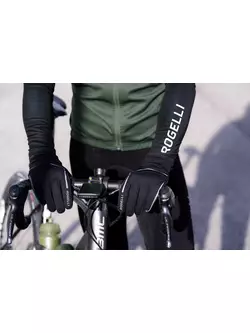 Rogelli rękawiczki rowerowe zimowe APEX czarne