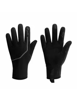 Rogelli rękawiczki rowerowe zimowe damskie APEX czarne