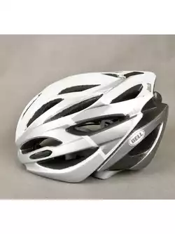 BELL ARRAY - kask rowerowy - szosowy, kolor: Biało-srebrny