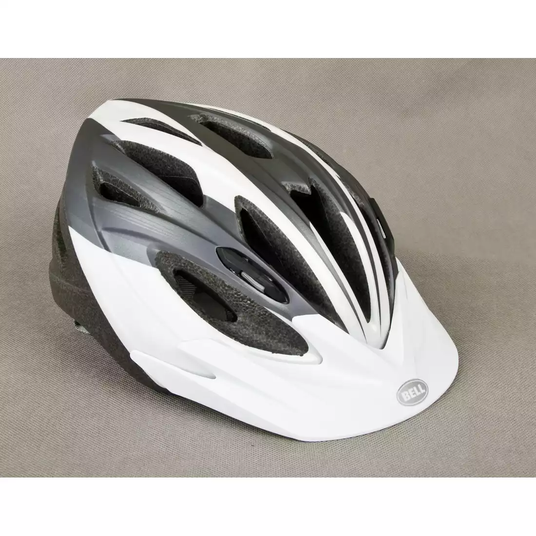 BELL PRESIDIO - kask rowerowy, kolor: Biało-srebrny