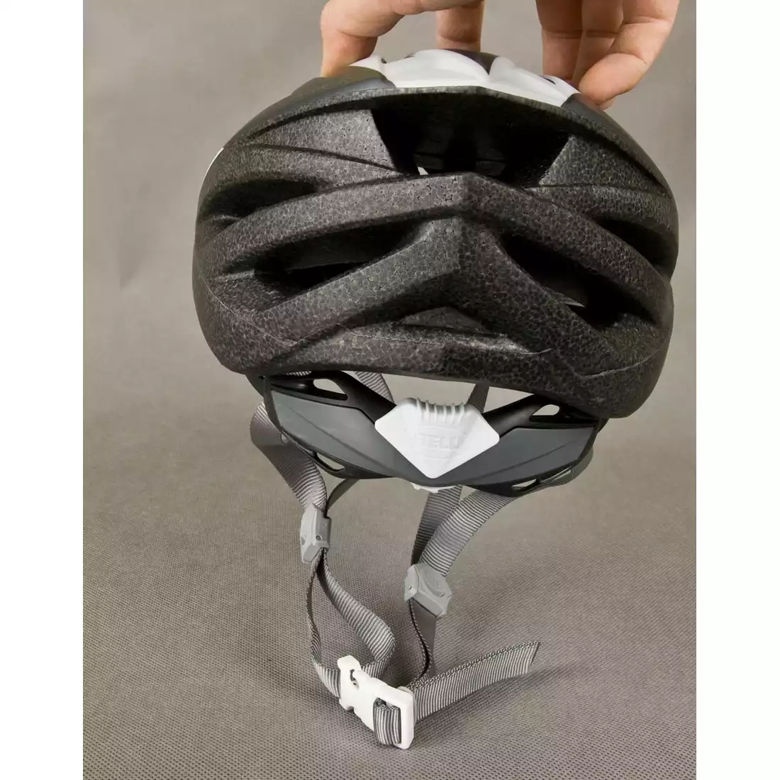 BELL PRESIDIO - kask rowerowy, kolor: Biało-srebrny