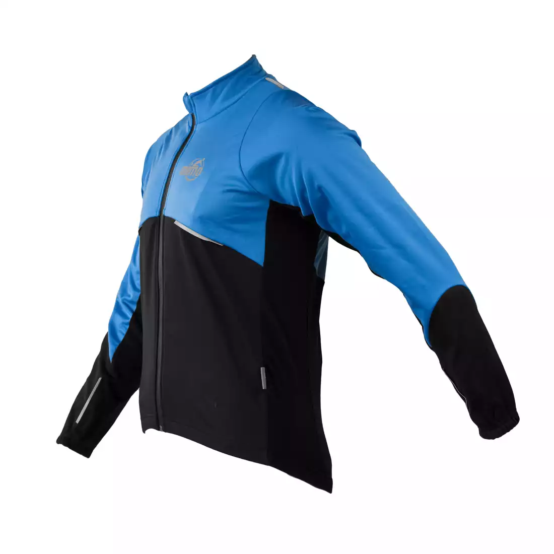 MikeSPORT DRAGON softshellowa kurtka rowerowa czarno-niebieski