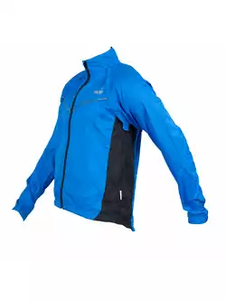 MikeSPORT SWORD - kurtka rowerowa, odpinane rękawy, kolor: Czarno-niebieski