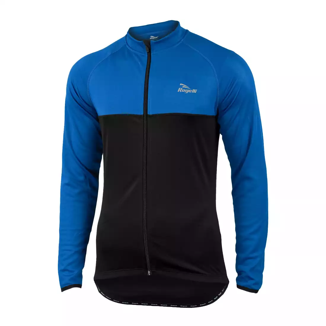 ROGELLI CALUSO - lekko ocieplana bluza rowerowa, kolor: Czarno-niebieski