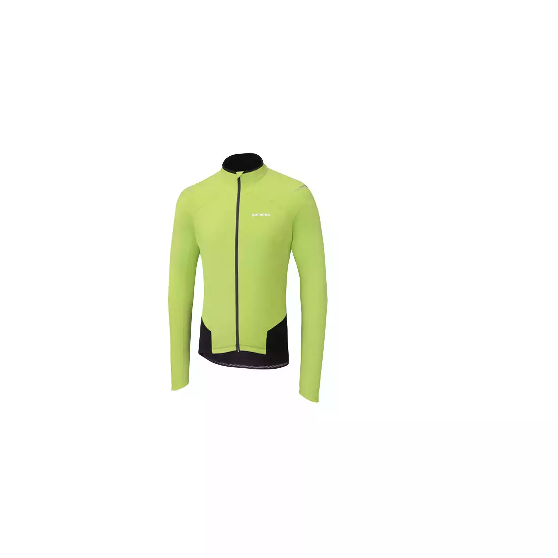 SHIMANO - ECWJSPWLC12 Performance Winter Jersey - męska bluza rowerowa, kolor: Zielony