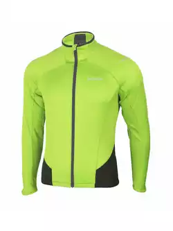 SHIMANO - ECWJSPWLC12 Performance Winter Jersey - męska bluza rowerowa, kolor: Zielony