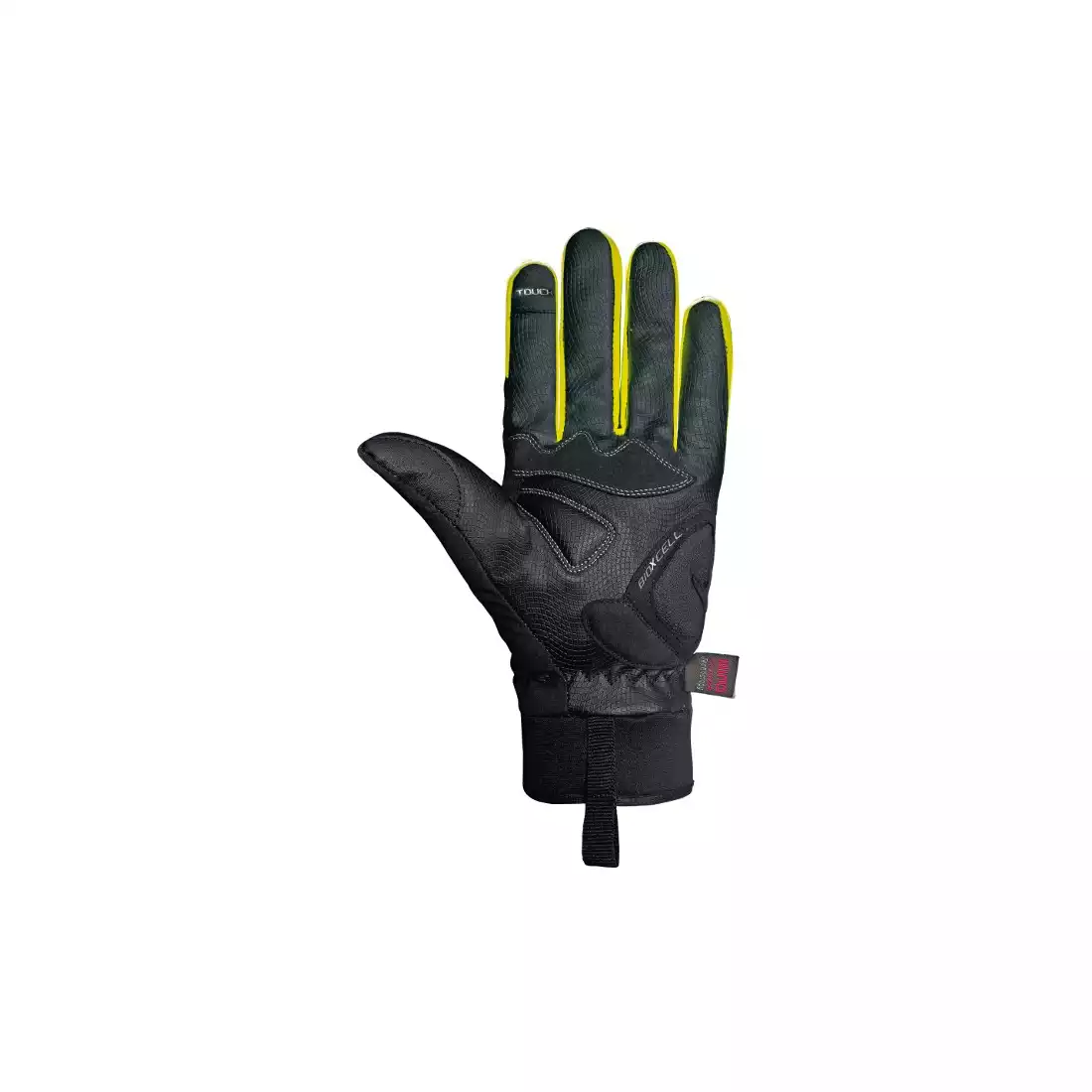 CHIBA BIOXCELL WINTER zimowe rękawiczki rowerowe czarny-fluor