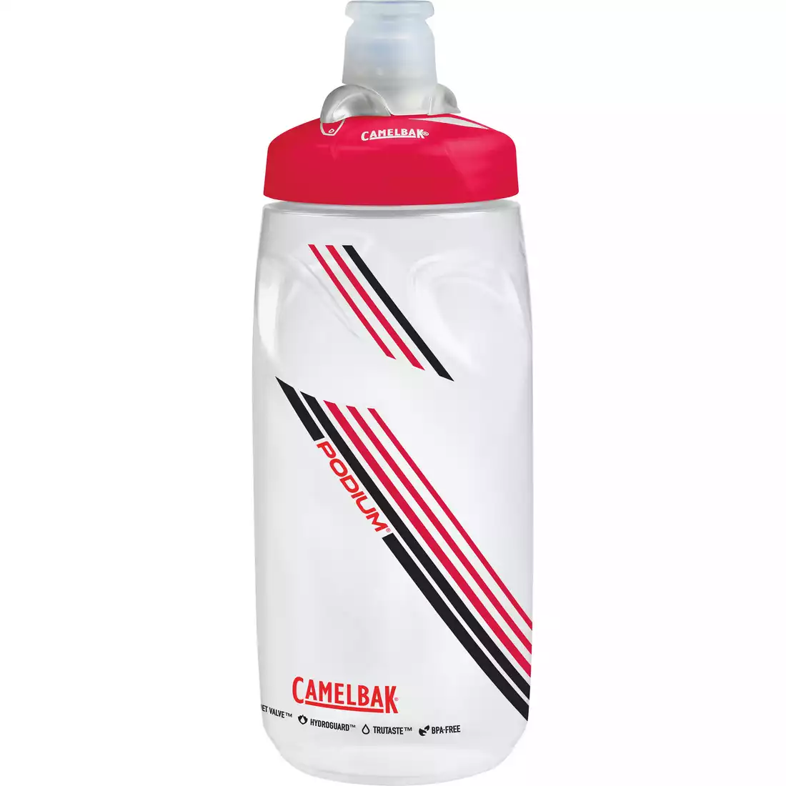 Camelbak SS17 bidon rowerowy Podium 21oz / 620 ml Clear Red