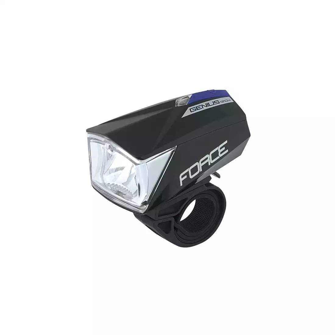 FORCE GENIUS - 45170 - Lampka rowerowa przednia, USB,  120 lumenów