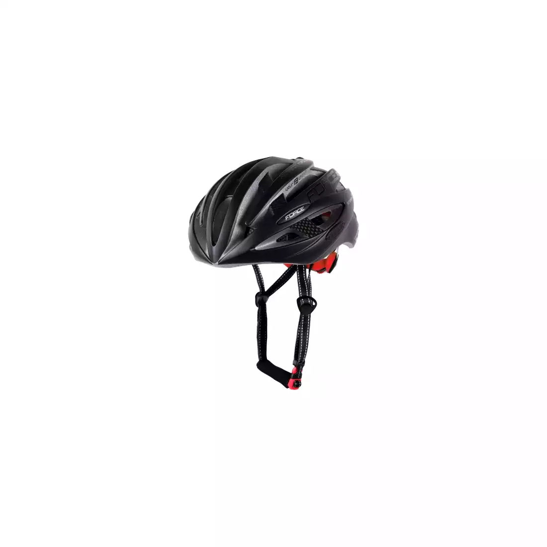 FORCE ROAD kask rowerowy, czarny mat