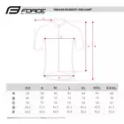 FORCE koszulka rowerowa T10, fluor - 900103