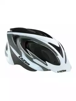 LAZER - 2X3M kask rowerowy MTB, kolor: grey white black