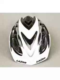 LAZER - 2X3M kask rowerowy MTB, kolor: grey white black