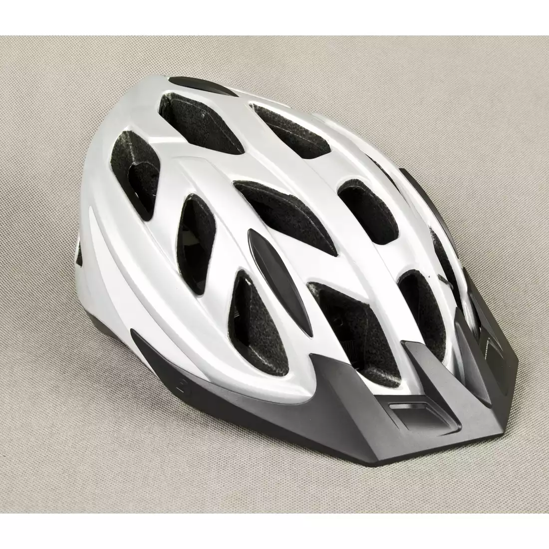 LAZER - CYCLONE kask rowerowy MTB, kolor: silver