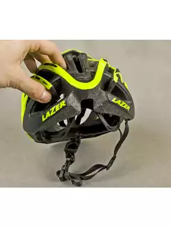LAZER MAGMA kask rowerowy MTB fluor-żółty