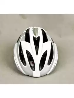 LAZER NEON kask rowerowy srebrno-biały