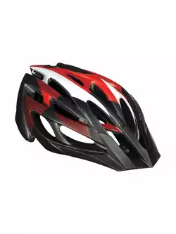 LAZER ROX kask rowerowy czarno-czerwony