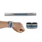 Mikesport - opaska odblaskowa. logo - srebrna