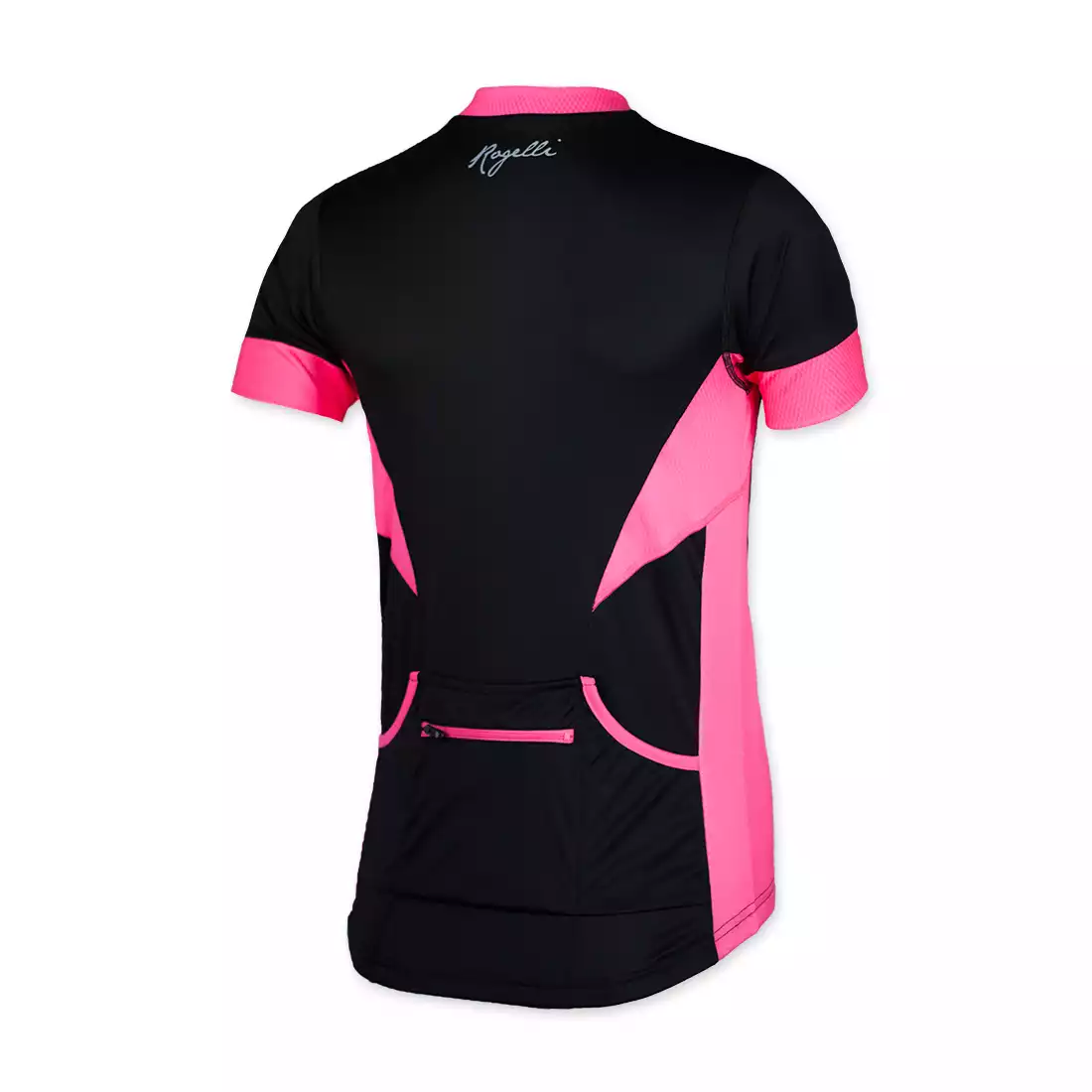 ROGELLI BIKE 010-025 CAPRICE - damska koszulka rowerowa, czarno-różowa