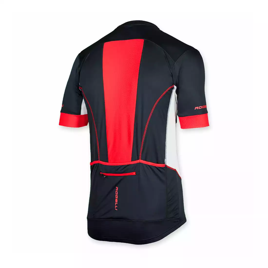 ROGELLI PONZA męska koszulka rowerowa czarno-czerwona