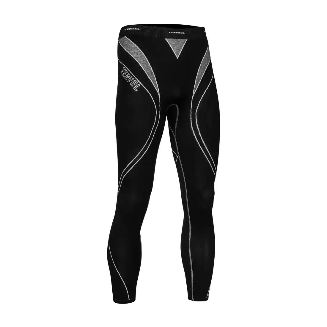 TERVEL OPTILINE męskie spodnie termoaktywne OPT3004, czarno-szare
