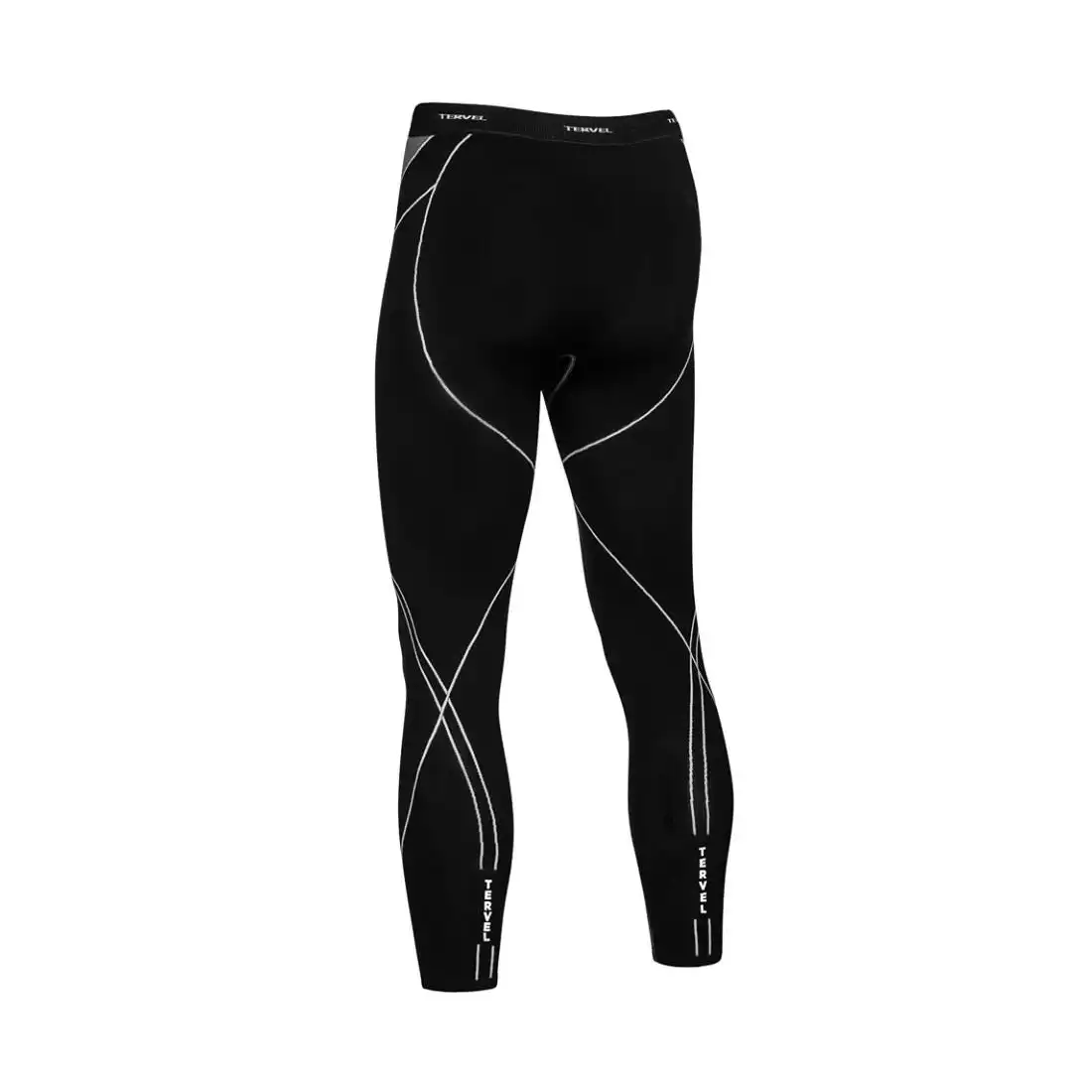 TERVEL OPTILINE męskie spodnie termoaktywne OPT3004, czarno-szare