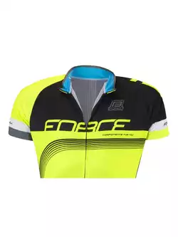 FORCE LUX męska koszulka rowerowa 900131, kolor: czarno-fluorowy