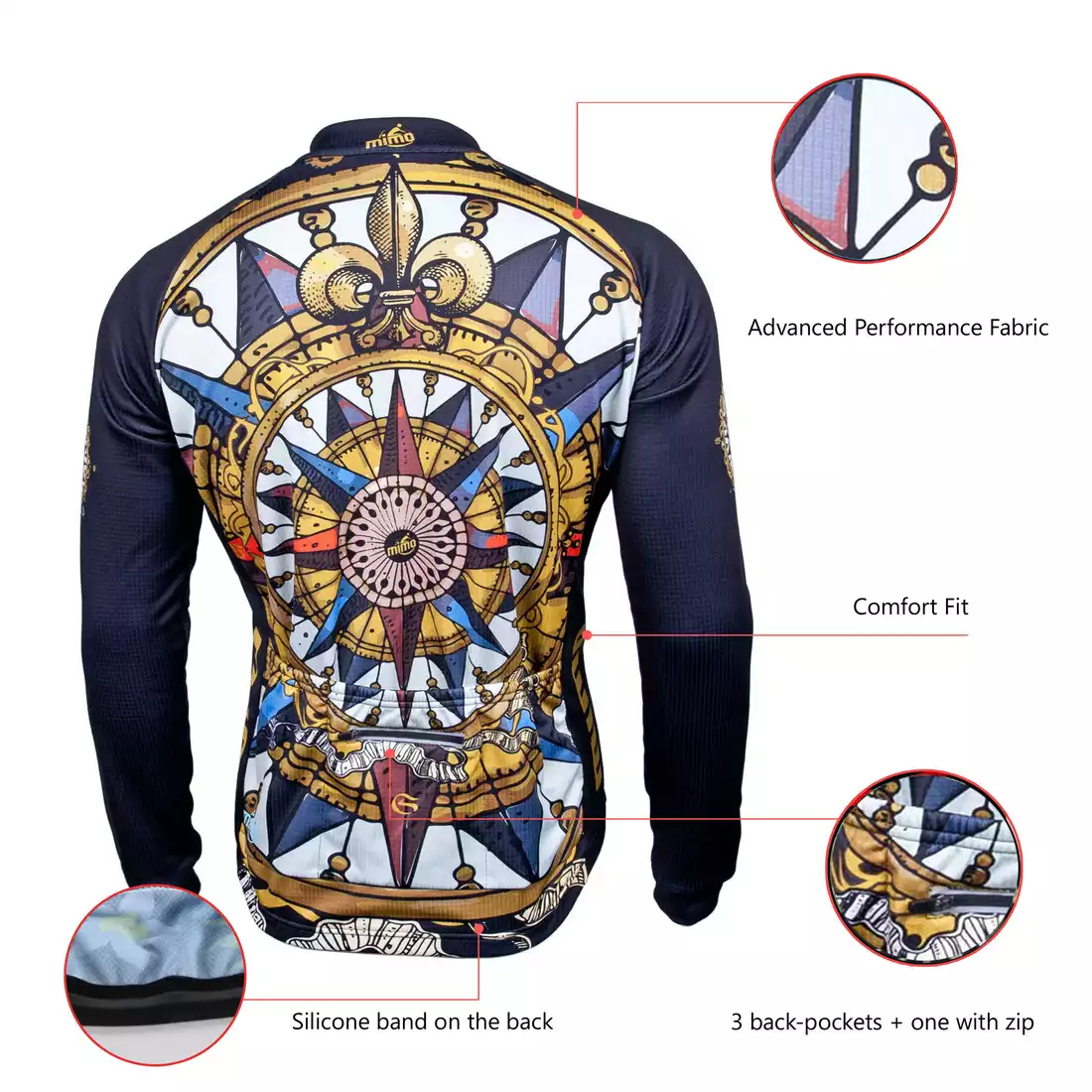 MikeSPORT DESIGN AZTEC męska bluza rowerowa
